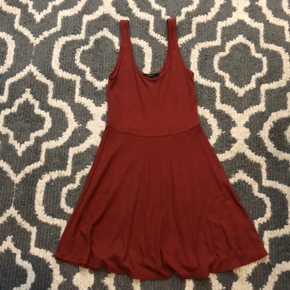 Dark burnt orange dress